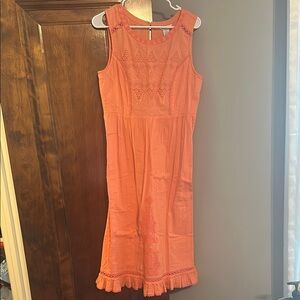 Sundance Pink Sleeveless Embroidered Sundress